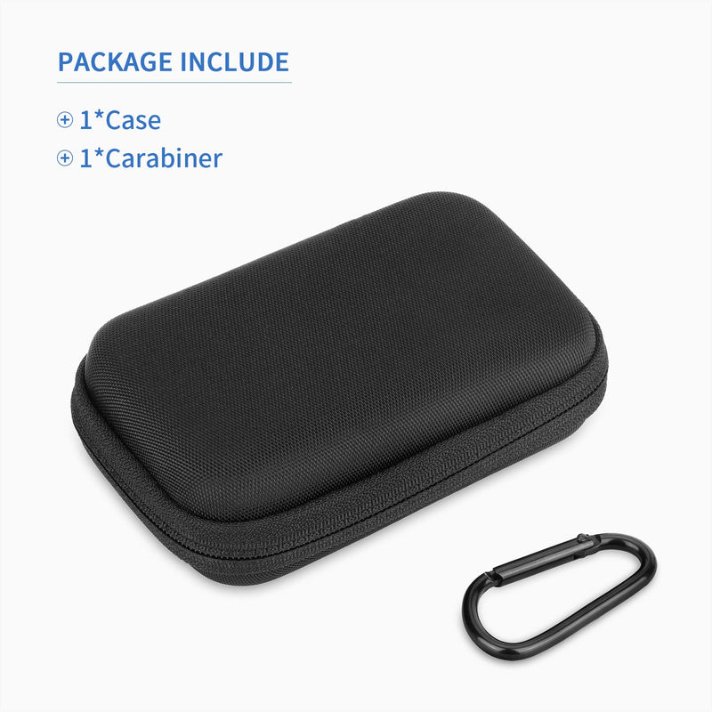 Yinke Case for Western Digital WD My Passport SSD External Portable Drive 500GB/1TB/2TB, Travel Cover Storage Bag Black