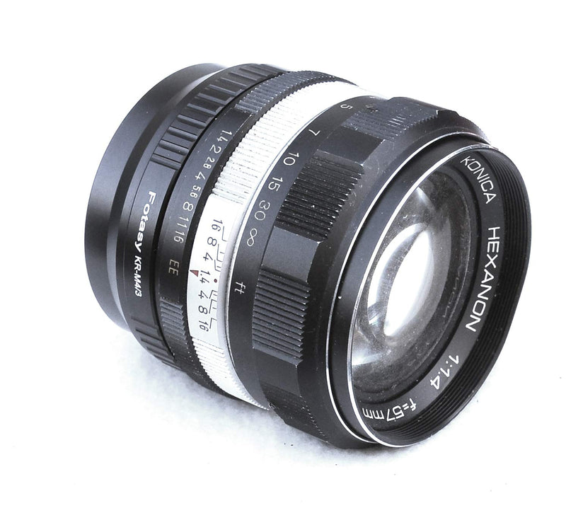 Fotasy Konica AR Lens to M4/3 Adapter, KR to MFT Mount Converter, fits Olympus E-PL8 E-PL9 E-M1 E-M5 E-M10 I II III E-PM2 E-PM1 Pen-F E-M1X/ Panasonic G7 G9 GF8 GH5 GX7 GX8 GX9 GX85 GX80 GX850 G90 G91 Konica AR Lens to M43 Adapter