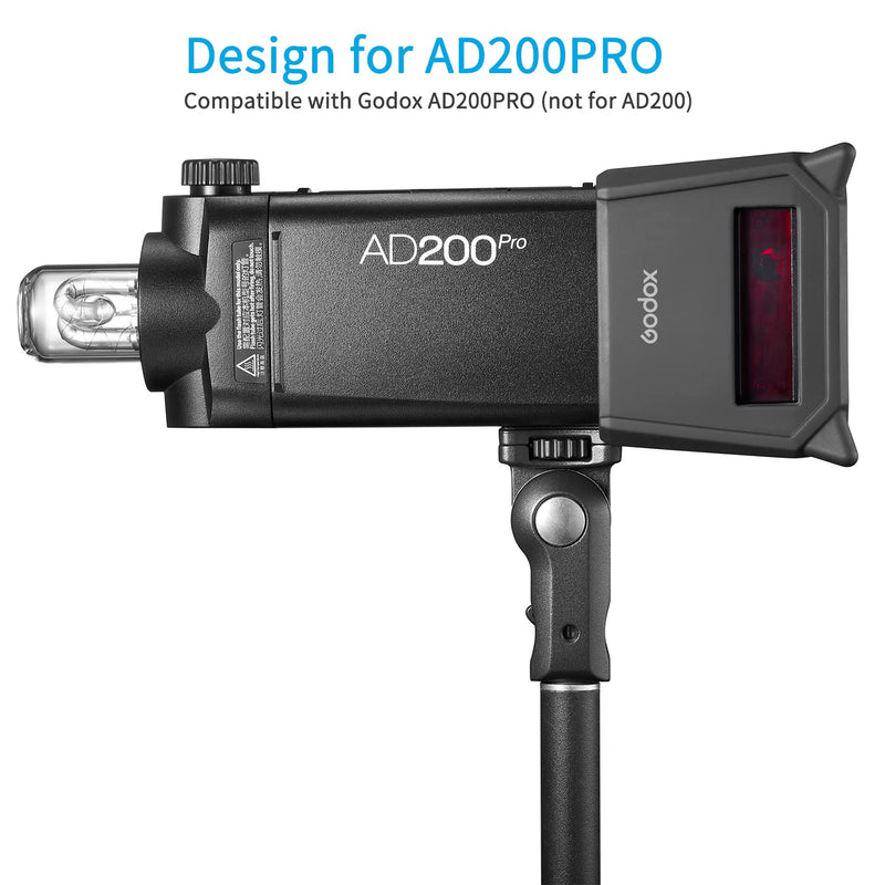 Godox AD200PRO-PC Silicone Fender Protect Case for AD200Pro Flash Light Screen Protection