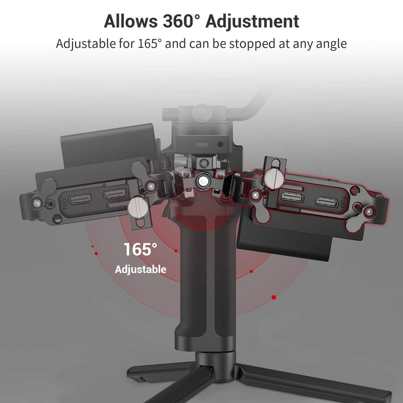 SMALLRIG Adjustable Camera Monitor Mount with NATO Clamp for DJI RS 2 / RSC 2-3026