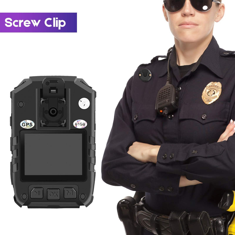 [AUSTRALIA] - CammPro Body Worn Camera Accessories Bundle Kit for Body Camera I826, Screw Clip+Car Charger+Suction Cup Mount+Shoulder Clip 