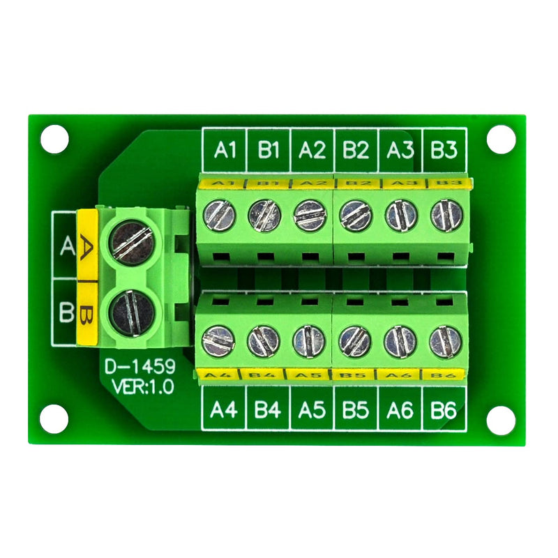 [AUSTRALIA] - OONO 30Amp 48V 2x6 Position Terminal Block Distribution Module 