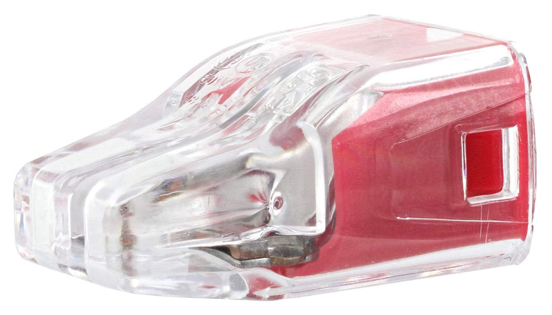 Ideal In-Sure 30-1032P 32 Red Non-Twist 2 Port Connector for Solid, Stranded, and Tin Bonded Wire (100 Pack)