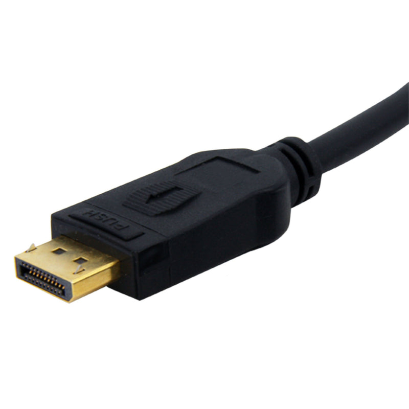 StarTech.com 6 ft DisplayPort Video Extension Cable - M/F - 6ft DP Cable - 6ft DisplayPort Cable (DPEXT6L),Black