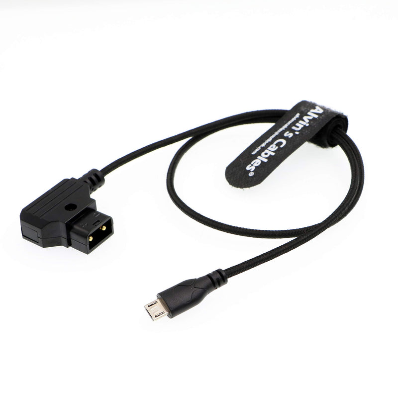 Alvin's Cables Micro USB to D Tap AlvinTap Protective DTap Motor Power Cable for Tilta Nucleus Nano