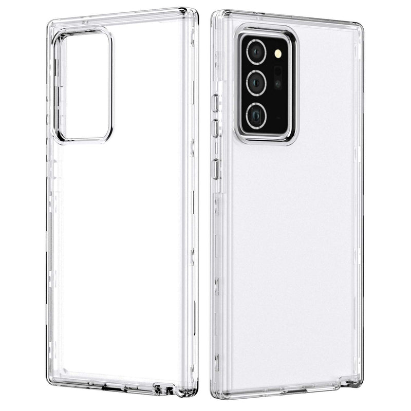 BAISRKE Clear Case Cover for Galaxy Note 20 Ultra Heavy Duty Hybrid 3-Layer Full-Body Protect Case Soft TPU & Hard Plastic Back Cover for Samsung Galaxy Note 20 Ultra (2020)