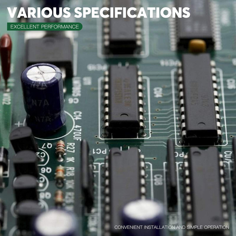 Keadic 169Pcs 21 Values Integrated Circuit Chip Assortment Kit, 2.54mm IC Sockets 8 14 16 18 Pins, LM324 LM358 LM386 LM393 LM339 NE5532 NE555 ULN2003 ULN2803 JRC4558 PC817 for Opamp Single Precision