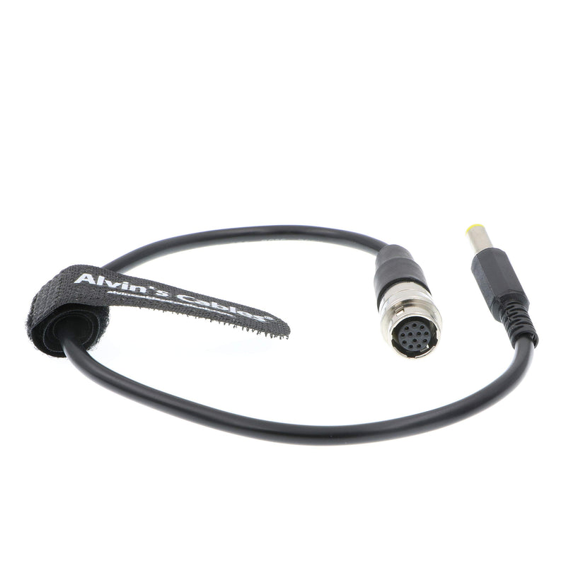 Alvin's Cables 12 Pin Hirose Female to DC 12v Male Power Cable for GH4 B4 2/3" Camera Lens Lens