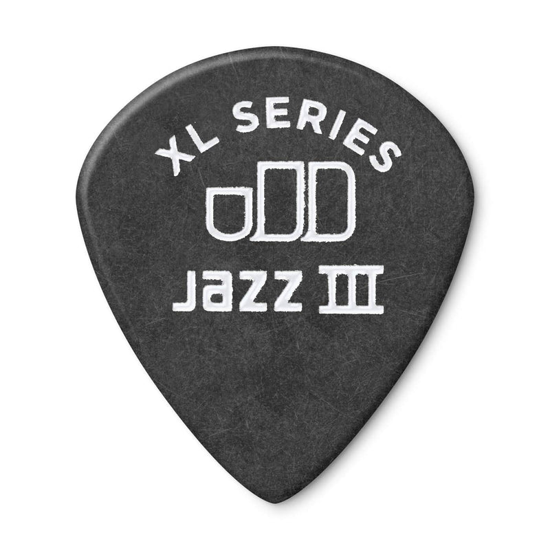 Dunlop 498P1.35 Tortex Jazz III XL, Black, 1.35mm, 12/Player's Pack