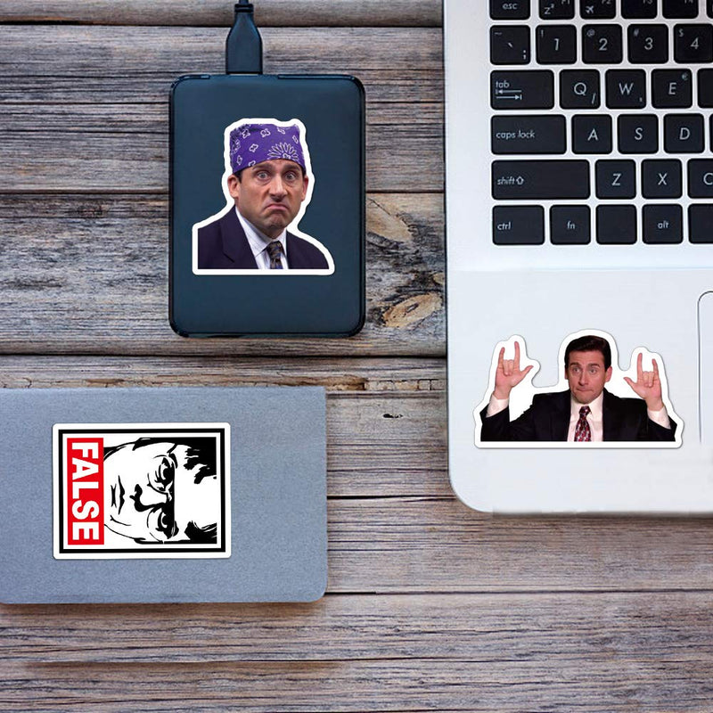 The Office Stickers Pack of 50 Stickers - The Office Stickers for Laptops, The Office Laptop Stickers, Funny Stickers for Laptops, Computers, Hydro Flasks (The Office-A)