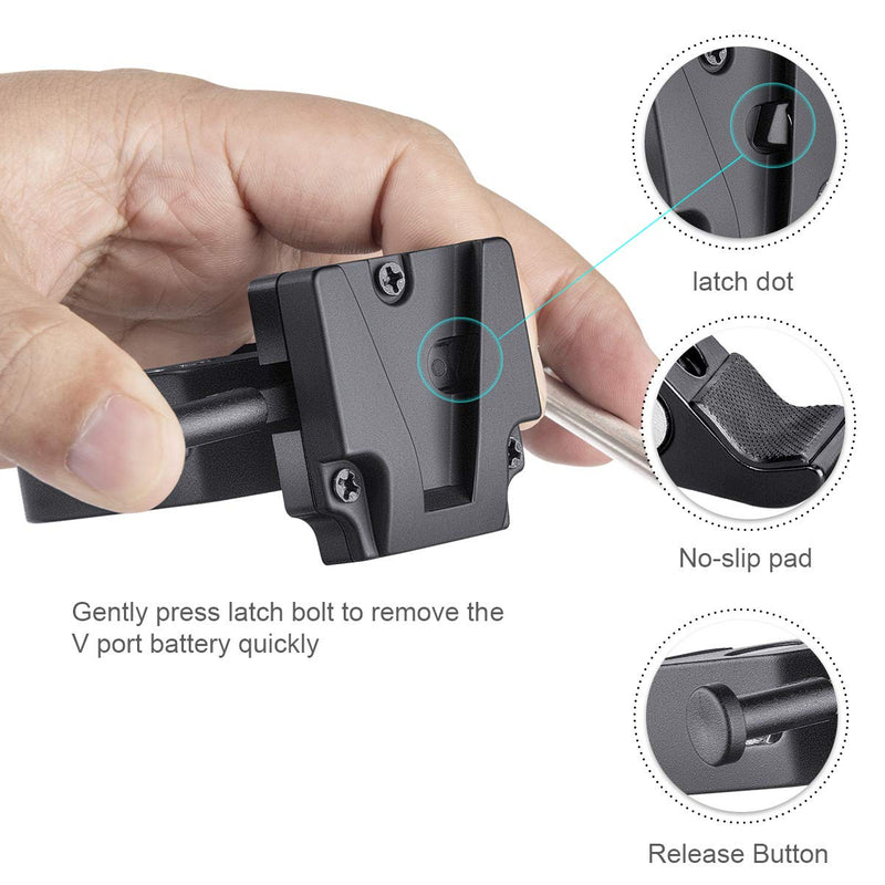 [AUSTRALIA] - Fomito V-Mount V-Lock Battery Clamp Quick Release Plate for Sony BP Battery 