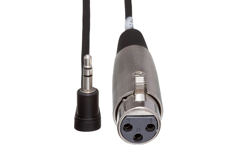 [AUSTRALIA] - HosaTech XVM-105F 5ft XLR3F to Right Angle 3.5mm TRS Microphone Cable 