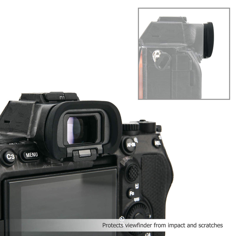 [AUSTRALIA] - 2 Pack Soft Silicon Camera Eyepiece Eyecup for Sony A7 IV A7M4 A7S III A1 ILCE-1 A7SIII A7S3 Camera, Replace Sony FDA-EP19 Rubber Eyecup 