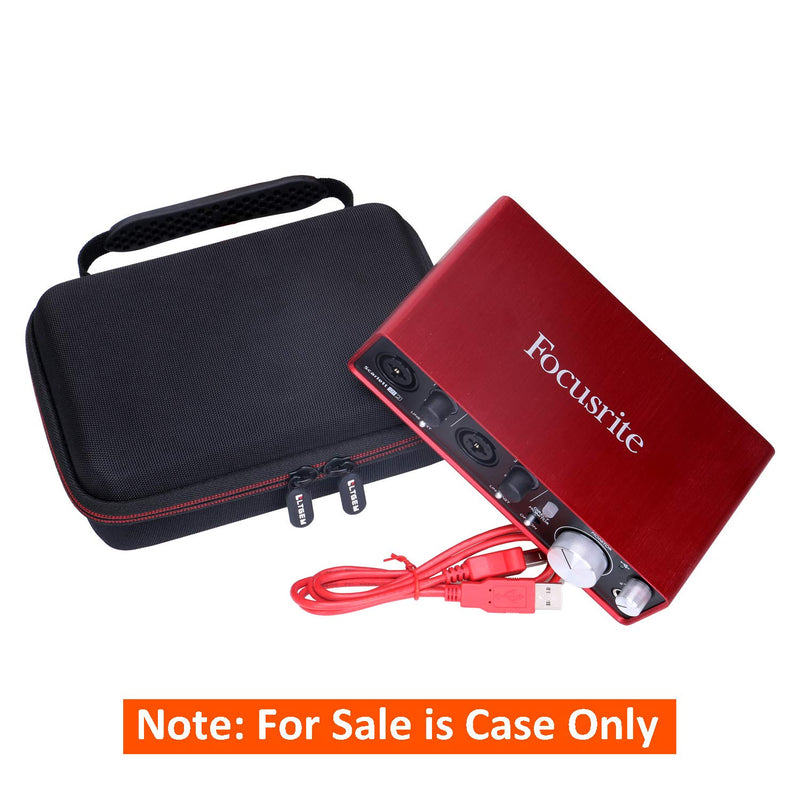 [AUSTRALIA] - LTGEM Hard Travel Case for Focusrite Scarlett Solo & 2i2 (2nd Gen) USB Audio Interface 