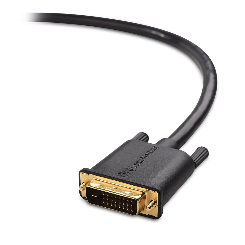 [AUSTRALIA] - Cable Matters CL3 in-Wall Rated Full HD HDMI to DVI Cable 6 ft (DVI to HDMI Cable, Bi-Directional HDMI to DVI-D Dual Link Cord) 6 Feet 