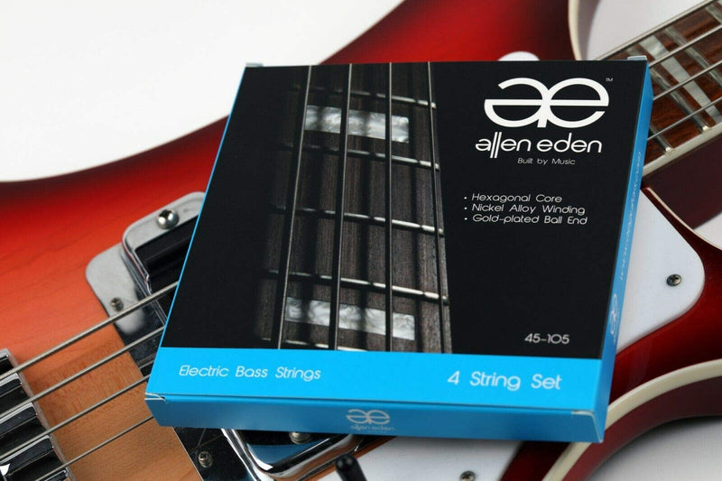Allen Eden Electric Bass Strings Coated 4 String 45-105