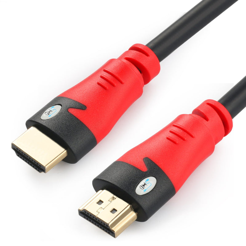 SHD HDMI Cable 2.0 High Speed HDMI Cord UHD 18Gbps Support 4K 3D 1080P Ethernet Audio Return CL3 Rated Gold Plated Connectors-40Feet 40Feet Red
