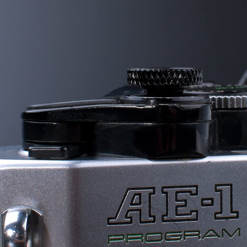 (2 Pack) PIBIETTN Camera Shutter Button, Copper Soft Shutter Release Button Compatible with Fujifilm Fuji Sony Leica Camera Release Button(Imitation Carbon Fiber Black)