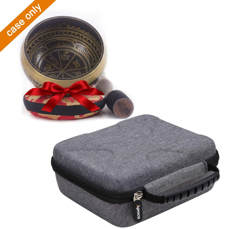 Aproca Hard Travel Storage Carrying Case for Silent Mind Tibetan Singing Bowl Set