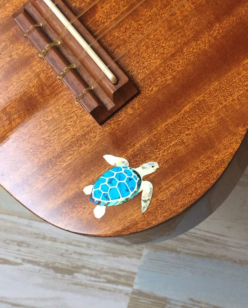 Inlay Stickers for Ukuleles - Sea Turtles (L&R Set),UK-264ST-LR