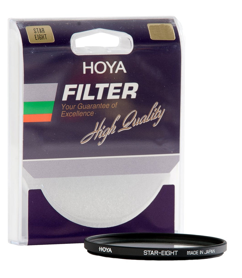 Hoya 62mm Eight Point Cross Screen Glass Filter (8X)