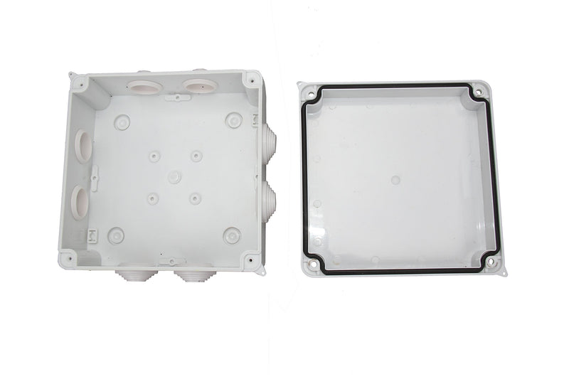 ezitown ABS Waterproof Plastic Junction Box 5.91"×5.91"×2.76" (150x150x70mm) 150×150×70