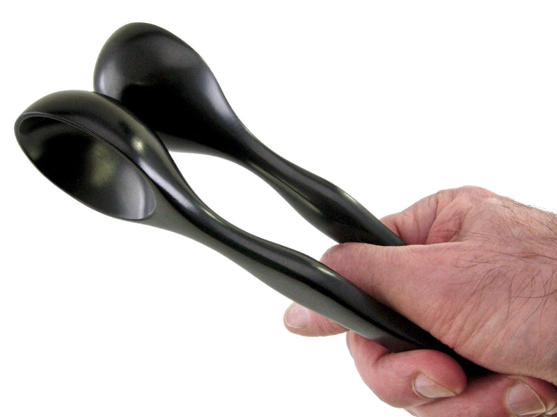 Pea Patch Ebony Musical Spoons (Gumbo Style), Regular - w/free instruction booklet