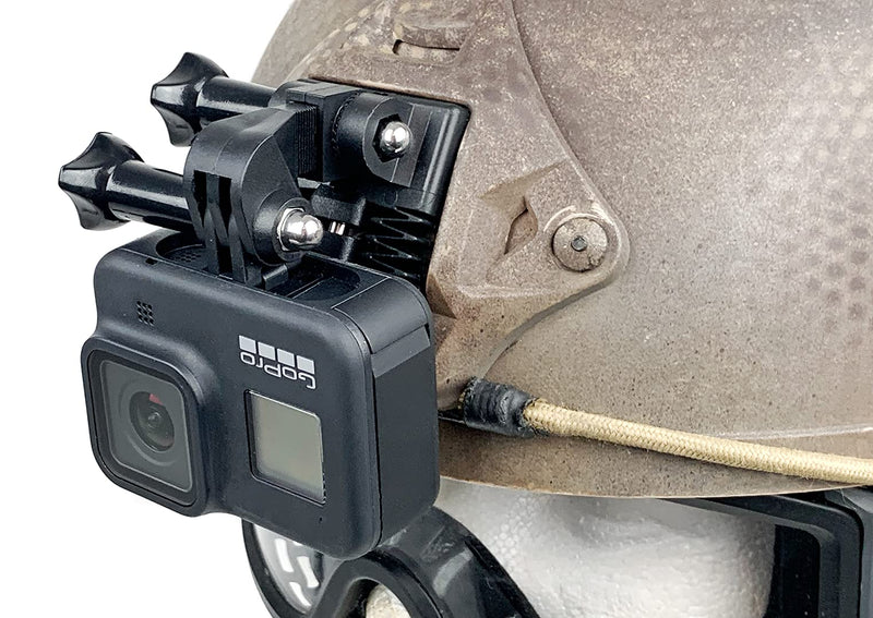 Adjustable NVG Mount Compatible with Go pro Hero 10/9/8/7/6/5/4 Black,Session/Silver and Most Action Cameras