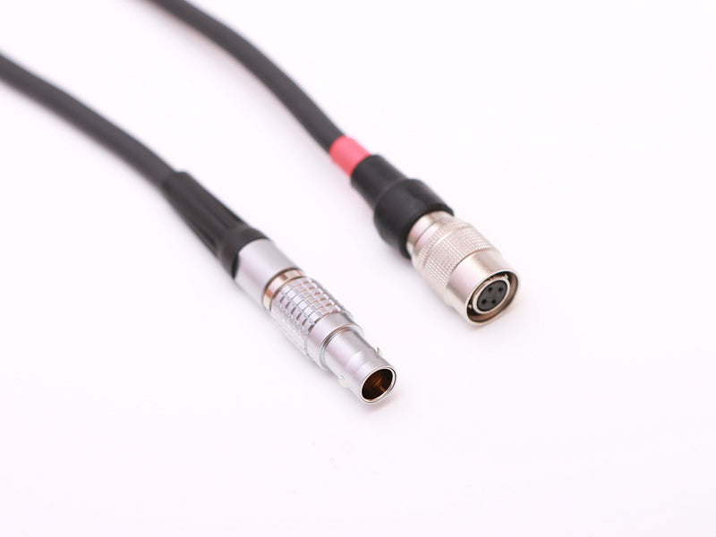 Male 0B 2pin to Female 4pin Hirose Power Cable 1.96ft for SmallHD DP7 DP7-Pro,AC7-OLED