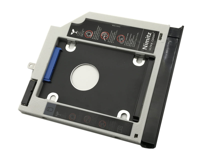 Nimitz 2nd HDD SSD Hard Drive Caddy Compatible with Lenovo Ideapad 310 510 with Bezel/Bracket