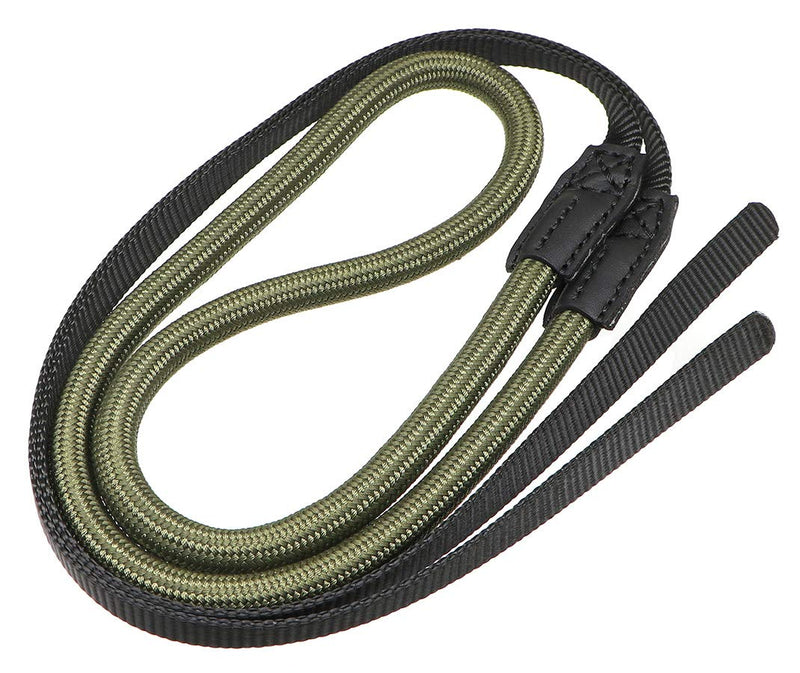 [AUSTRALIA] - HITHUT Quick Release Camera Neck Strap Shoulder Strap Belt for Mirrorless Digital Cameras Climbing Rope with Quick Release QD Loops Connector with O-Ring Adjustable Length 30-53inch Green 