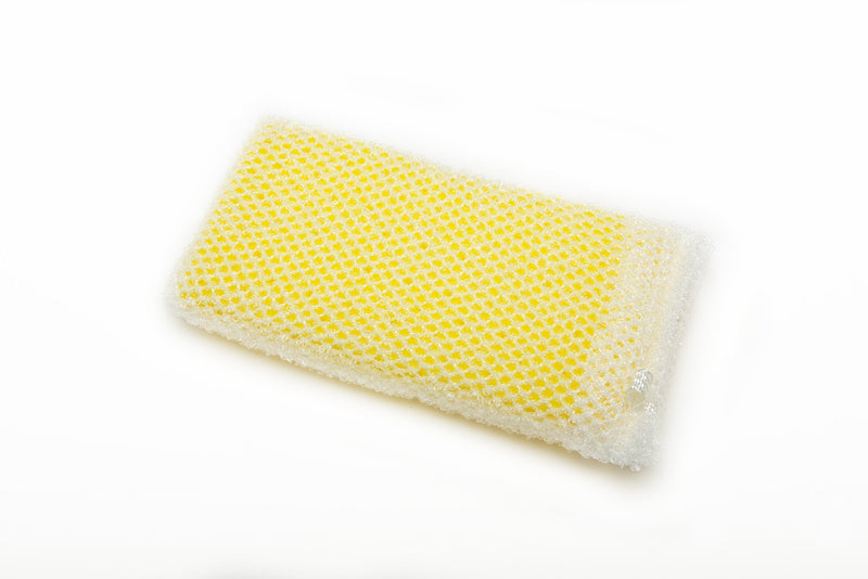 AISEN 2 Count Foam and Scrub Sponges (12 Pack), Yellow