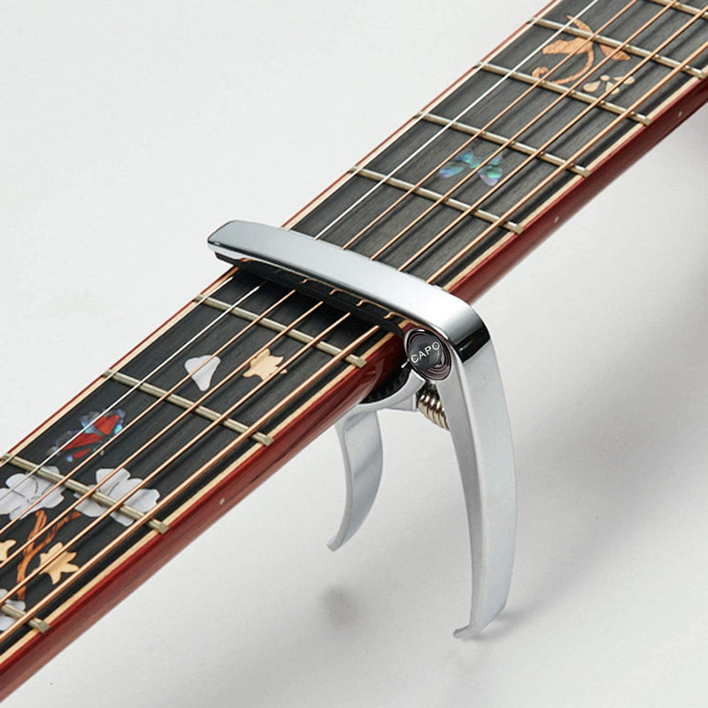 Zinc Metal Guitar Capo for Acoustic and Electric Guitars, Guitar Capo or Ukulele capos