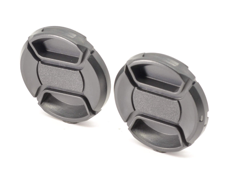 PROtastic 49Mm Lens Caps (Pack of 2) - Spring Loaded Pinch Cap Wont Fall Off. Fits Nikon, Canon, Pentax Etc. Lc-49 E-49