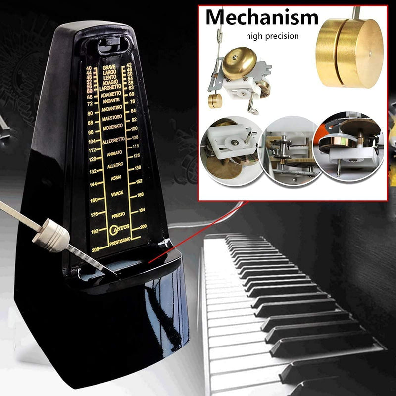 CANTUS Metronome for Piano Guitar Drums Violin Black