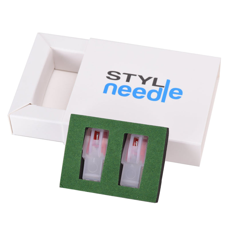 Stylineedle Diamond Stylus Replacement Phonograph Record Player Needle - 2 Pack - for ION ICT04RS and Crosley NP4