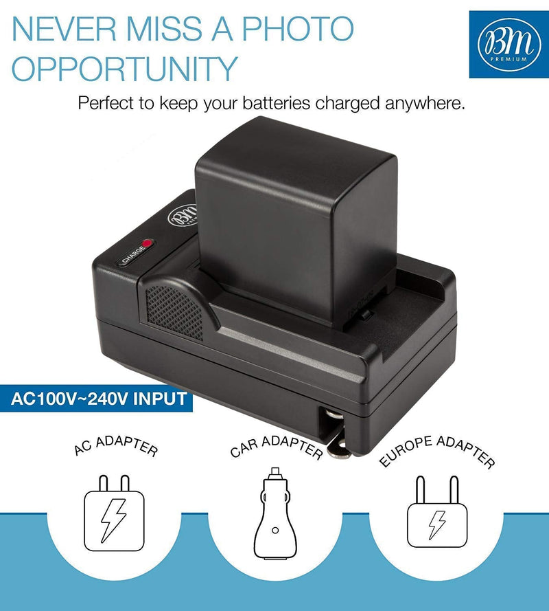 [AUSTRALIA] - BM BP-828 Battery and Charger for Canon VIXIA HF G60, HF G50, XA40, XA45, XA50, XA55, GX10, HF G20, HF G21, HFG30, HFG40, HFM300, HFM301, HFM40 HFM41 HFM400 HFS200 XA10 XA11 XA15 XA20 XA25 XF400 XF405 