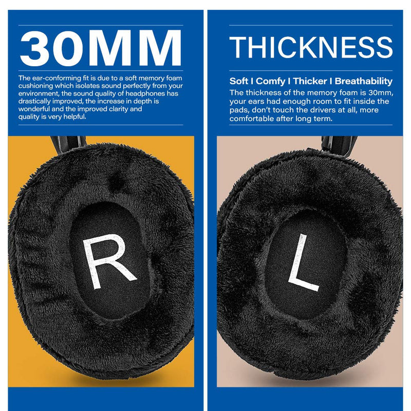 [AUSTRALIA] - Arctis 7 Pads Arctis Pro Wireless Ear Cushions Compatible with ATH M50X, M40X, MDR-7506, Arctis 5, Arctis 3, Arctis 9X, Arctis Ear Cushions I Velour 