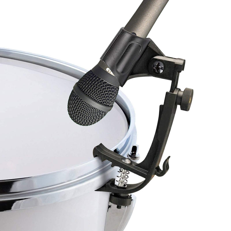 2 PCS Drum Adjustable Microphone Holder Drum Microphone Clips Drum Hoop Rim Mount Shock Mount Gear Studio