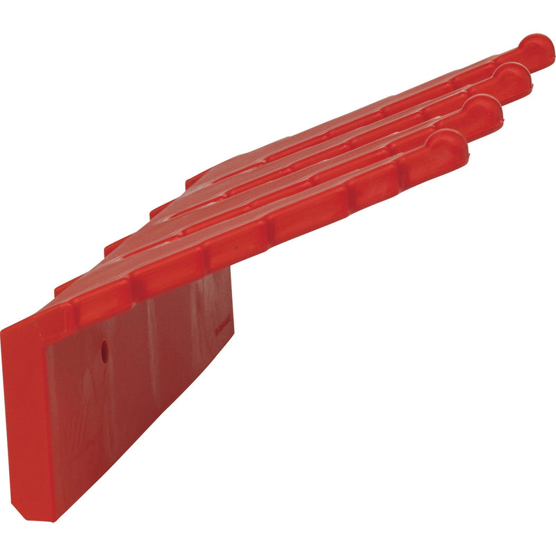 Vikan 06154 Red Reinforced Polypropylene Wall Bracket 0615