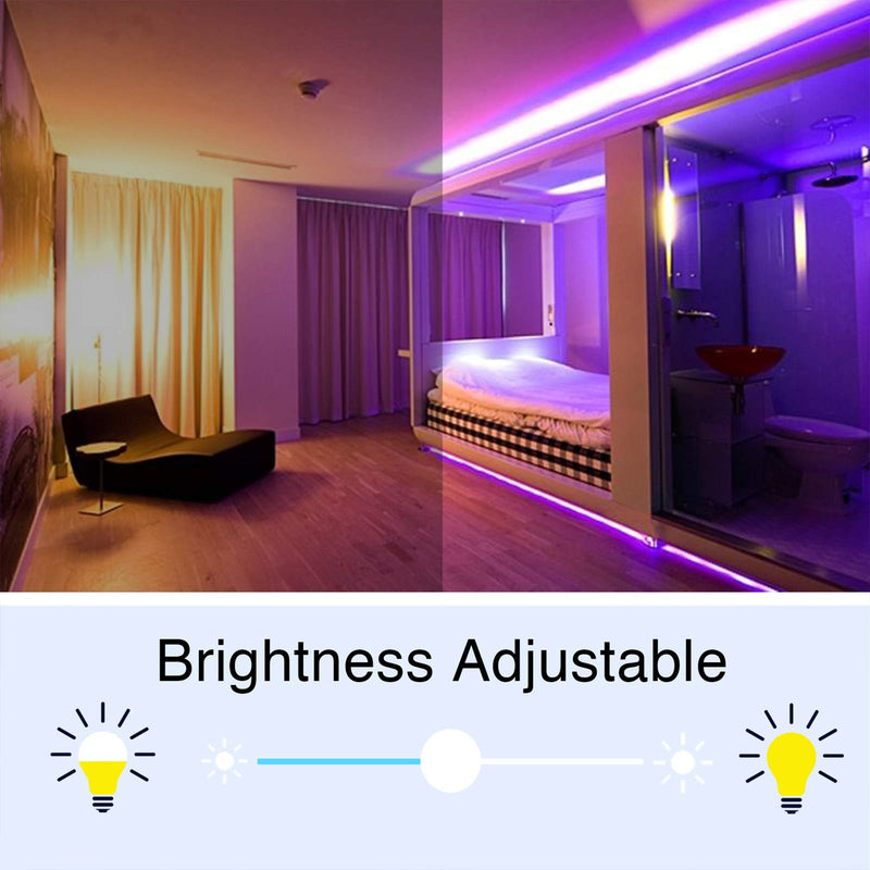 [AUSTRALIA] - Volivo 65.6ft Led Strip Lights, RGB Color Changing Led Lights for Bedroom with 44 Keys Remote for Room, Party, Home Decoration 