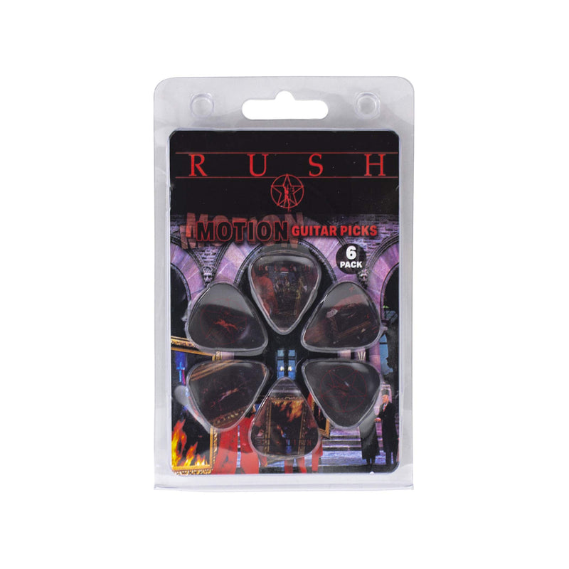 Perri's Leathers Ltd. LPM-RUSH1 - Motion Guitar Picks - Rush - 2112 - Official Licensed Product - 6 Pack - MADE in CANADA.