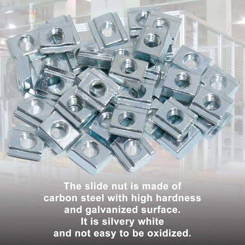 CheeMuii 2020 Corner Bracket Kit,20pcs Corner Brackets 40pcs Hex Screws 40pcs Slide Nuts,40pcs Washers and 2pcs Hex Wrenchs for Slot 6mm 20s Aluminum Extrusion Profile Rail Accessories 20sets Black