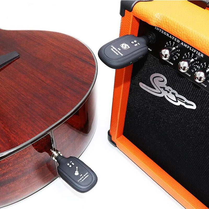 [AUSTRALIA] - Wireless Guitar System Guitar UHF Wireless Audio Transmitter Receiver Electric Digital Guitar System Transmitter Receiver Set UHF A8 