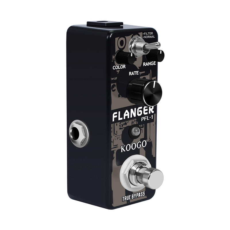 [AUSTRALIA] - Koogo Guitar Flanger Vintage Pedal Classic Analog Effect Pedals Filter & Normal Best Retro Sound Effector … 