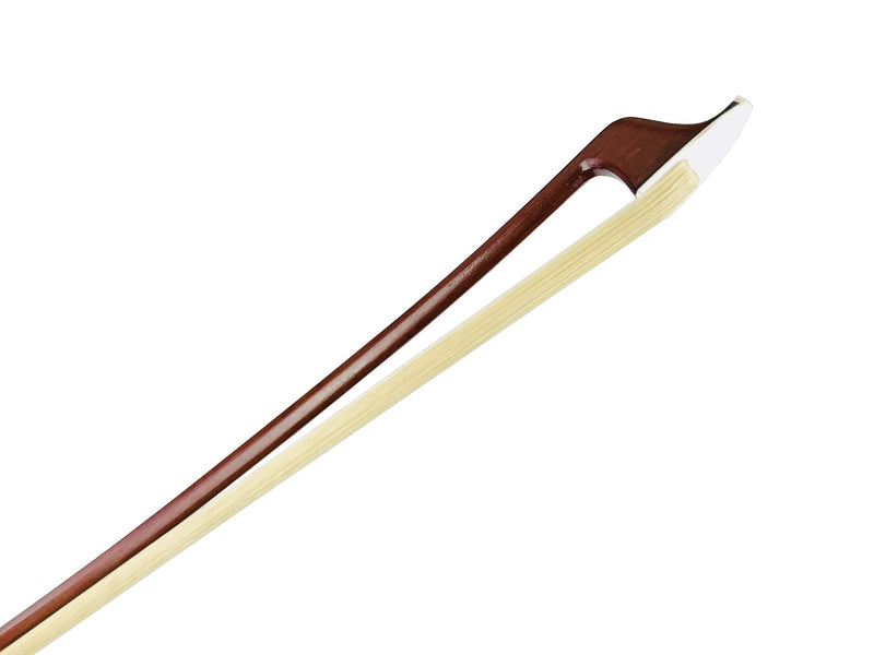 Classic Pernambuco Cello Bow 1/2 Size With FREE Rosin for Bow Hairs and Ebony Frog - Well Balanced - Light Weight - Real Mongolian Horse Hair (Cello 1/2) Cello 1/2