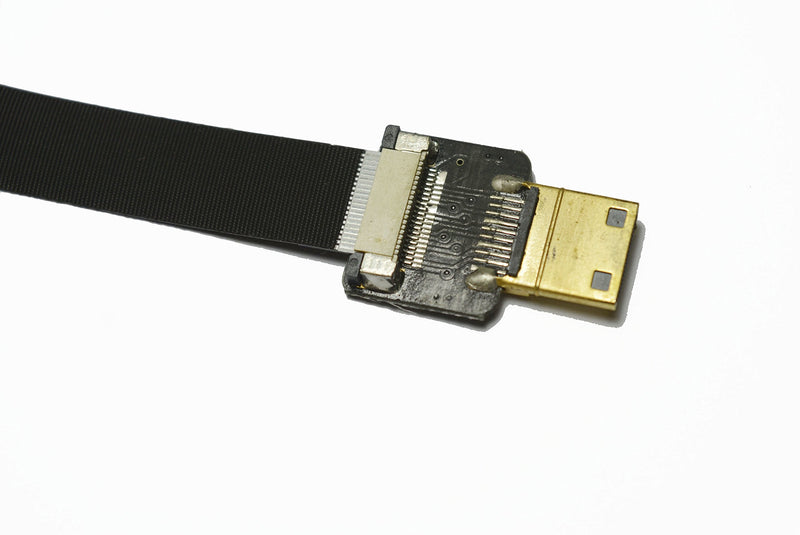 Short Slim Flat HDMI FPV HDMI Cable Mini HDMI Straight to Standard HDMI Full HDMI Normal HDMI Straight HDMI male for rig gimbal Canon 5D3 5D2, panasonic lumix GH3 GH2, sony nex 5N 5T 5R 7N 10CM