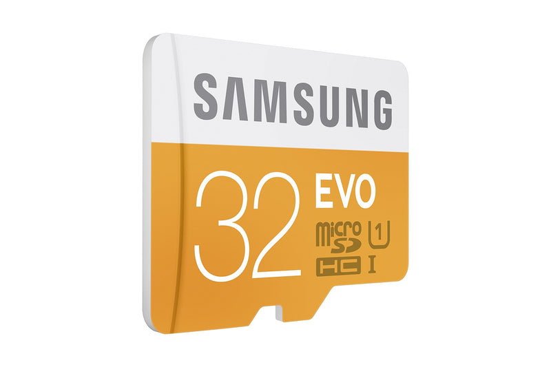 Samsung 32GB up to 48MB/s EVO Class 10 Micro SDHC Card with Adapter (MB-MP32DA/AM)