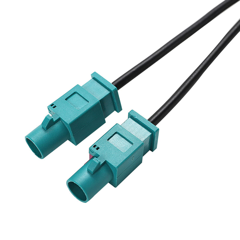 [AUSTRALIA] - Anina Dual Twin Fakra Radio Antenna Adapter for 2004-UP VW Volkswagen Audi Skoda Aftermarket GPS Navigation Stereo Head Unit Receiver Twin fakra to Din 