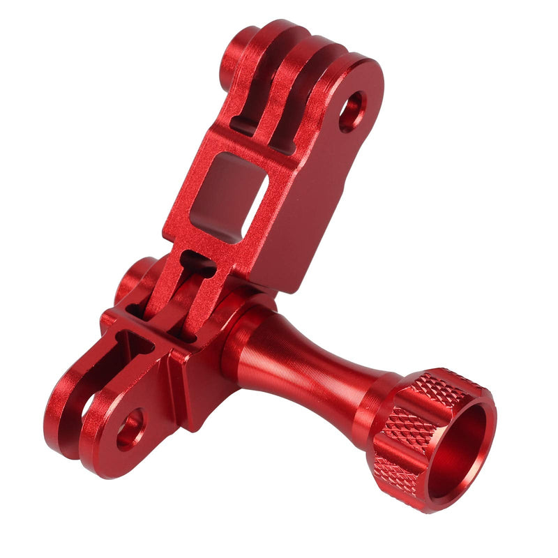 [AUSTRALIA] - HSU Aluminum Alloy Metal Adjust Arm Straight Joints Mount, Same Direction Straight Joints Mount for GoPro Hero 9/8/7/(2018)/6/5 Black,Session 5/4,Hero 3+,DJI Osmo Action Action Camera and More（Red） Red 